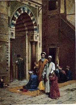 unknow artist Arab or Arabic people and life. Orientalism oil paintings 594